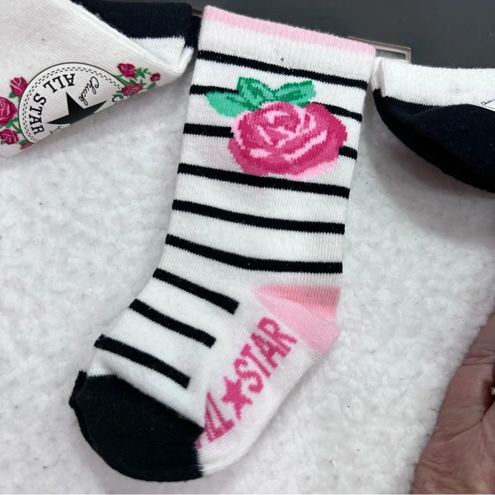 Girls Converse Socks